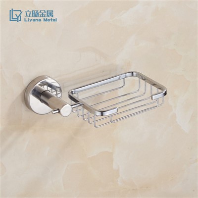 Roestvrijstalen zeephouder, wandmontage